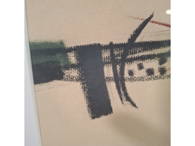 Tekening, j. f. van den berg, compositie, 1965 - afbeelding 5 van  8