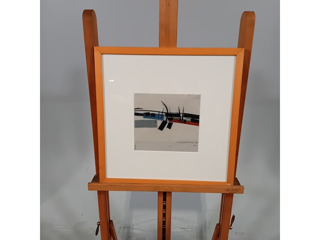 Tekening, j. f. v.d. berg, compositie iii, 1965 - afbeelding 1 van  7