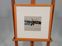 Tekening, j. f. v.d. berg, compositie iii, 1965 - afbeelding 1 van  7