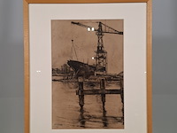 Tekening, j. veerman, 1960