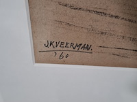Tekening, j. veerman, 1960 - afbeelding 4 van  7