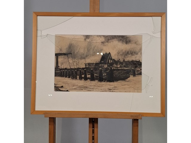 Tekening, j.k. veerman - afbeelding 1 van  10