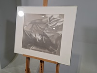 Tekening, jos vrielink, man op bank, 1981 - afbeelding 3 van  7