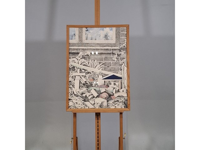 Tekening, koert jan muller, stilleven - afbeelding 1 van  8