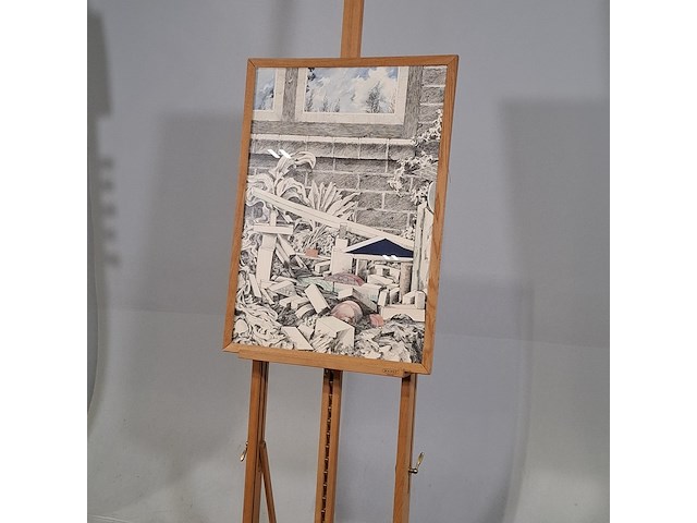 Tekening, koert jan muller, stilleven - afbeelding 3 van  8