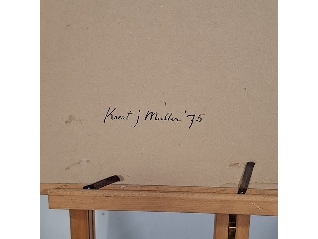 Tekening, koert jan muller, stilleven - afbeelding 7 van  8