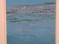 Tekening, m. frenken, land bij nachtlicht, 1978 - afbeelding 2 van  5