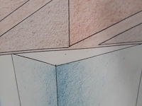 Tekening, m.j. rijpstra, landschap 19, 1973 - afbeelding 4 van  8