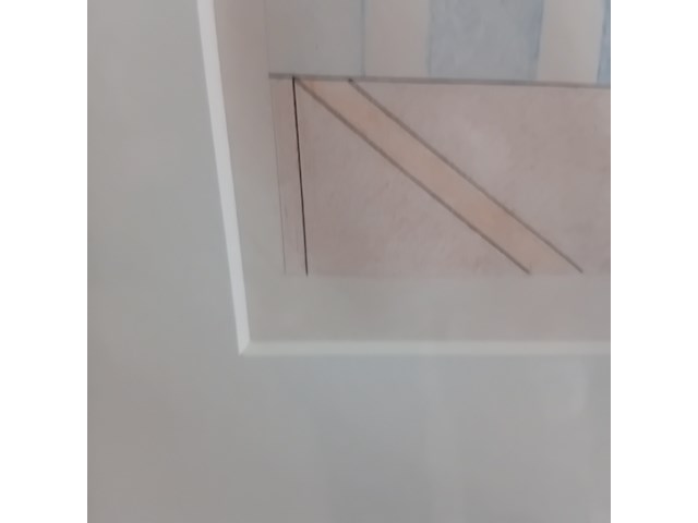 Tekening, m.j. rijpstra, landschap 19, 1973 - afbeelding 5 van  8