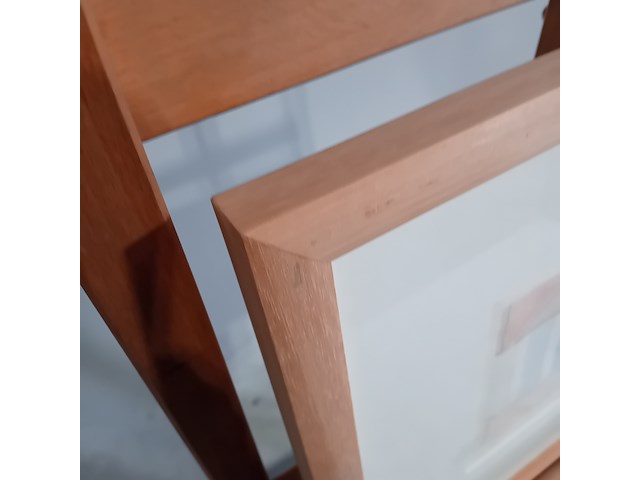 Tekening, m.j. rijpstra, landschap 19, 1973 - afbeelding 6 van  8