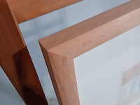 Tekening, m.j. rijpstra, landschap 19, 1973 - afbeelding 6 van  8