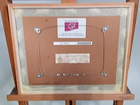 Tekening, m.j. rijpstra, landschap 19, 1973 - afbeelding 7 van  8