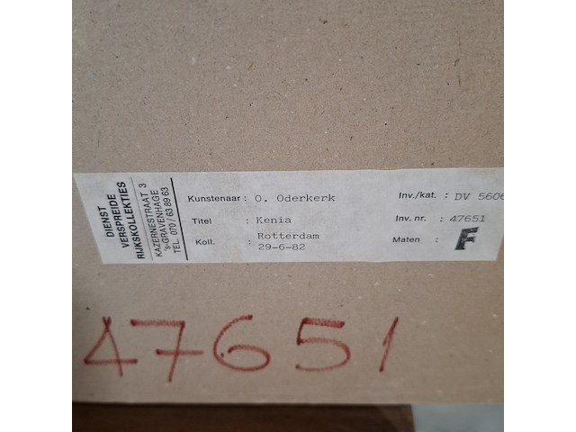 Tekening, o. olderkerk, kenia, 1982 - afbeelding 8 van  8