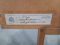 Tekening, p. cox, katwijkse duinen, 1969 - afbeelding 9 van  9