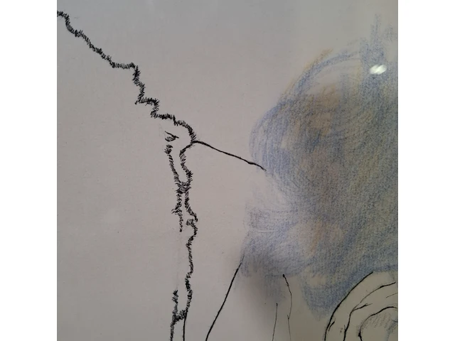 Tekening, p. janssen, portret bart 1, 1982 - afbeelding 3 van  9
