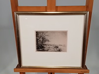 Tekening, r. beerendonk, landschap - afbeelding 1 van  8