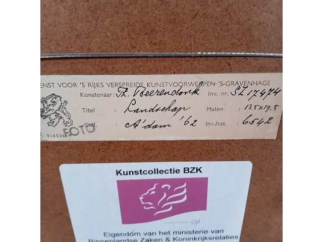 Tekening, r. beerendonk, landschap - afbeelding 8 van  8