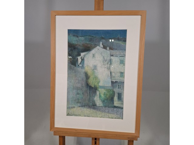 Tekening, r. klein, huize in dubrovnik, 1965 - afbeelding 1 van  7