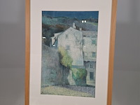 Tekening, r. klein, huize in dubrovnik, 1965 - afbeelding 1 van  7