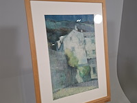 Tekening, r. klein, huize in dubrovnik, 1965 - afbeelding 2 van  7