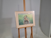 Tekening, s. van der ent, afstand, 1977 - afbeelding 2 van  6