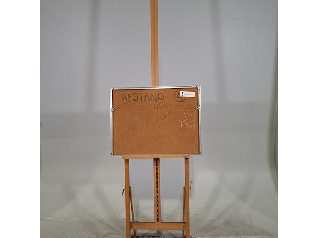 Tekening, s. van der ent, afstand, 1977 - afbeelding 5 van  6