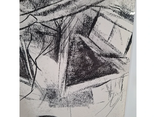 Tekening, v. nieuwenhuizen, afbraak graansilo - afbeelding 3 van  9