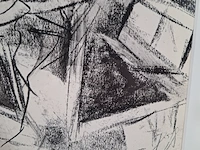 Tekening, v. nieuwenhuizen, afbraak graansilo - afbeelding 3 van  9