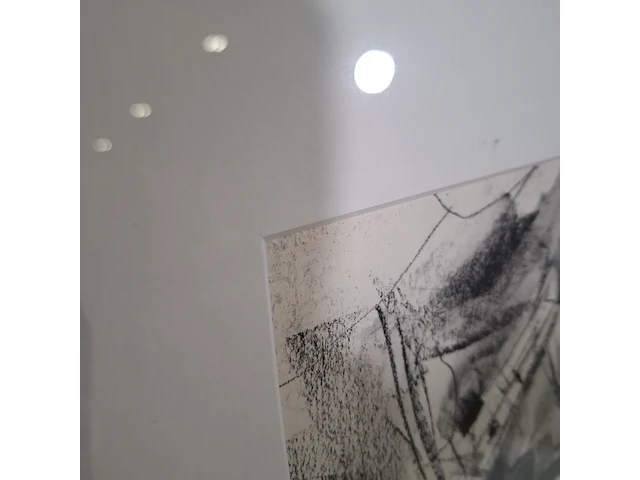 Tekening, v. nieuwenhuizen, afbraak graansilo - afbeelding 6 van  9
