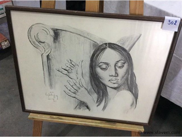 Tekening van belleghem - afbeelding 1 van  2