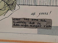 Tekening, w. greefkens, up yours!, 1977 - afbeelding 4 van  8