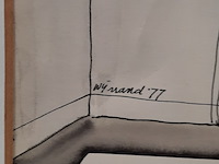 Tekening, w. greefkens, up yours!, 1977 - afbeelding 5 van  8