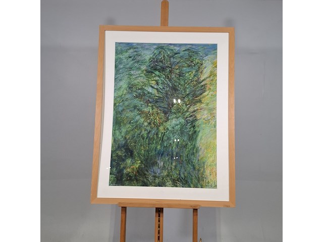 Tekening, w. stoop, boslandschap, 1983 - afbeelding 1 van  8