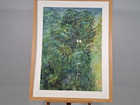 Tekening, w. stoop, boslandschap, 1983 - afbeelding 1 van  8