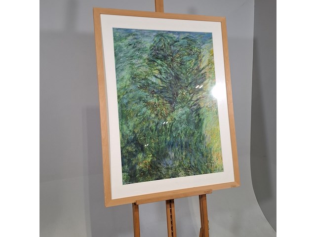 Tekening, w. stoop, boslandschap, 1983 - afbeelding 2 van  8