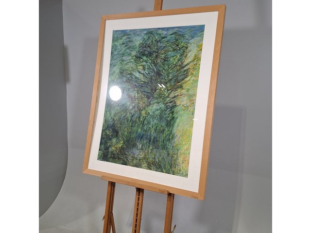 Tekening, w. stoop, boslandschap, 1983 - afbeelding 3 van  8