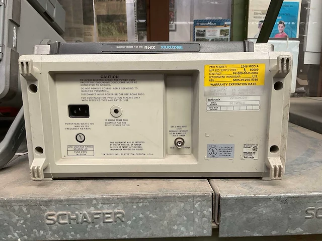 Tektronix 2246 oscilloscope - afbeelding 6 van  6