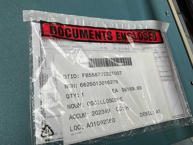 Tektronix 2465bdm oscilloscope - afbeelding 5 van  5