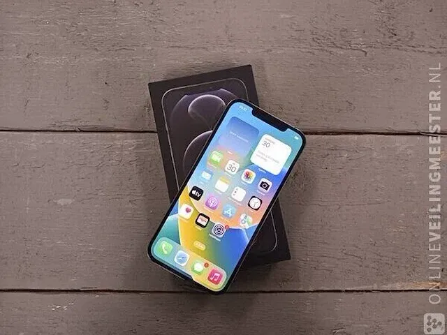 Telefoon apple, iphone 12 pro max 128gb, space gray - afbeelding 1 van  5