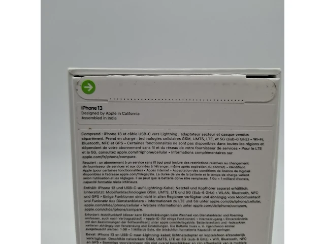 Telefoon, apple, iphone 13 128gb midnight a2633 - afbeelding 6 van  6