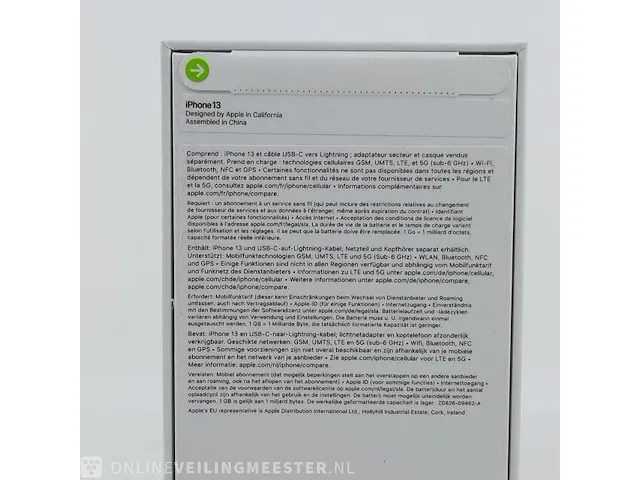 Telefoon apple, iphone 13 green 128gb a2633 - afbeelding 3 van  6