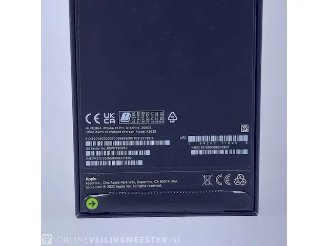Telefoon apple, iphone 13 pro a2638 256gb graphite - afbeelding 4 van  6
