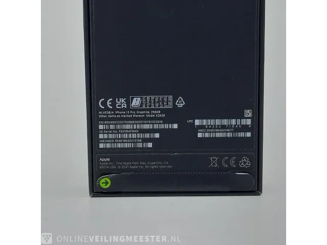 Telefoon apple, iphone 13 pro a2638 256gb graphite - afbeelding 4 van  6