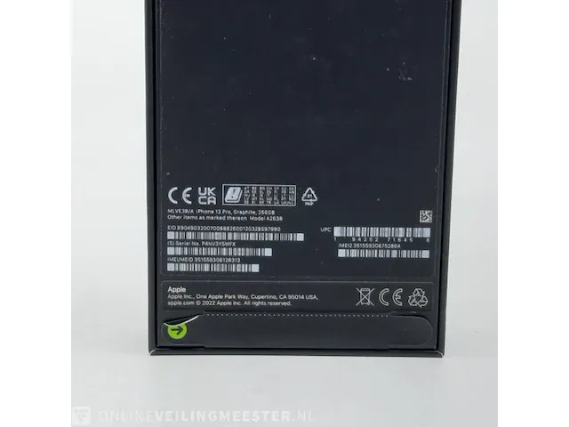 Telefoon apple, iphone 13 pro a2638 256gb graphite - afbeelding 4 van  6