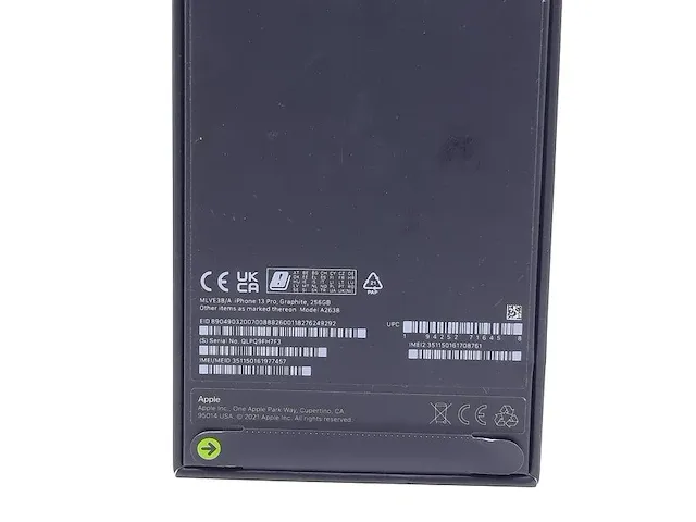 Telefoon apple, iphone 13 pro a2638 256gb graphite - afbeelding 4 van  6
