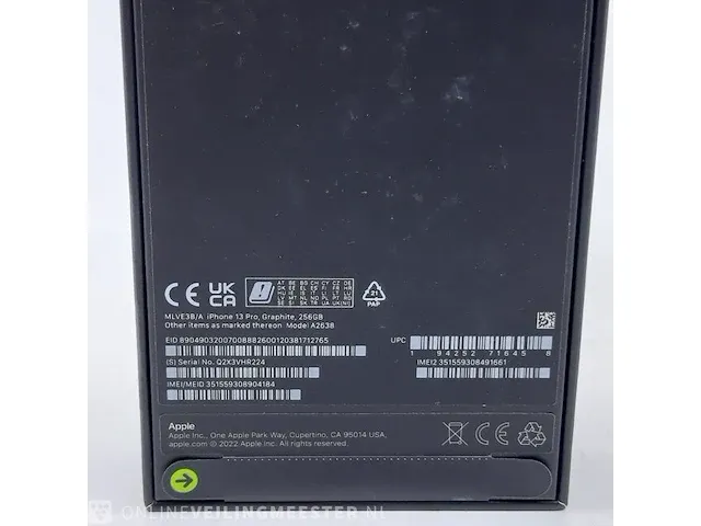 Telefoon apple, iphone 13 pro a2638 256gb graphite - afbeelding 4 van  6