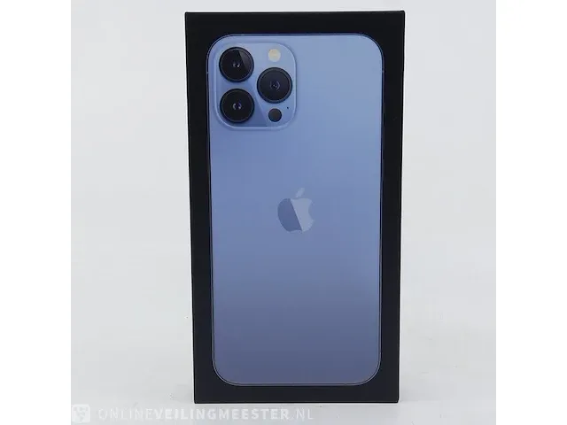 Telefoon apple, iphone 13 pro max a2643 128gb sierra blue - afbeelding 1 van  6