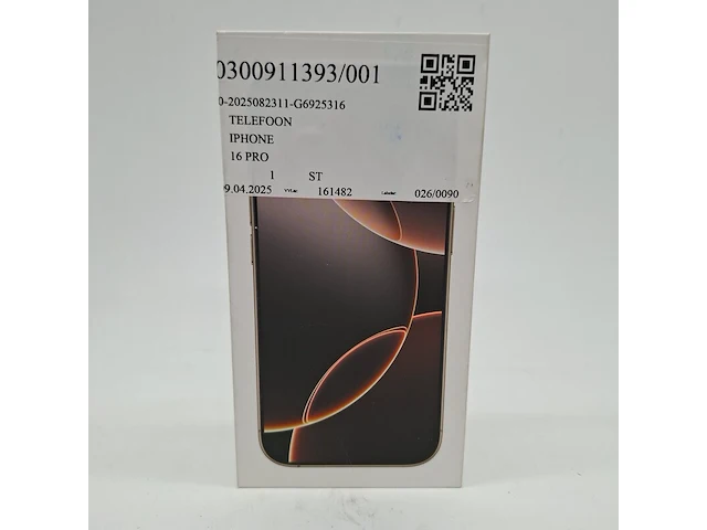 Telefoon apple, iphone 16 pro a3293 128gb - afbeelding 1 van  4