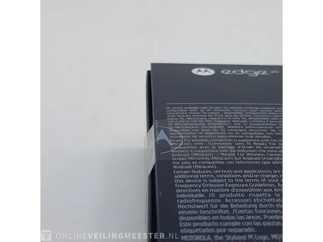 Telefoon motorola, edge 20 xt2143 128gb frosted grey - afbeelding 7 van  7