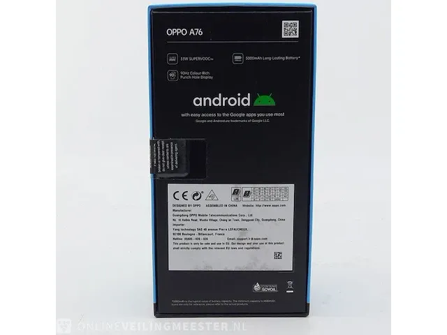 Telefoon oppo, a76 cph2375 128gb - afbeelding 5 van  9